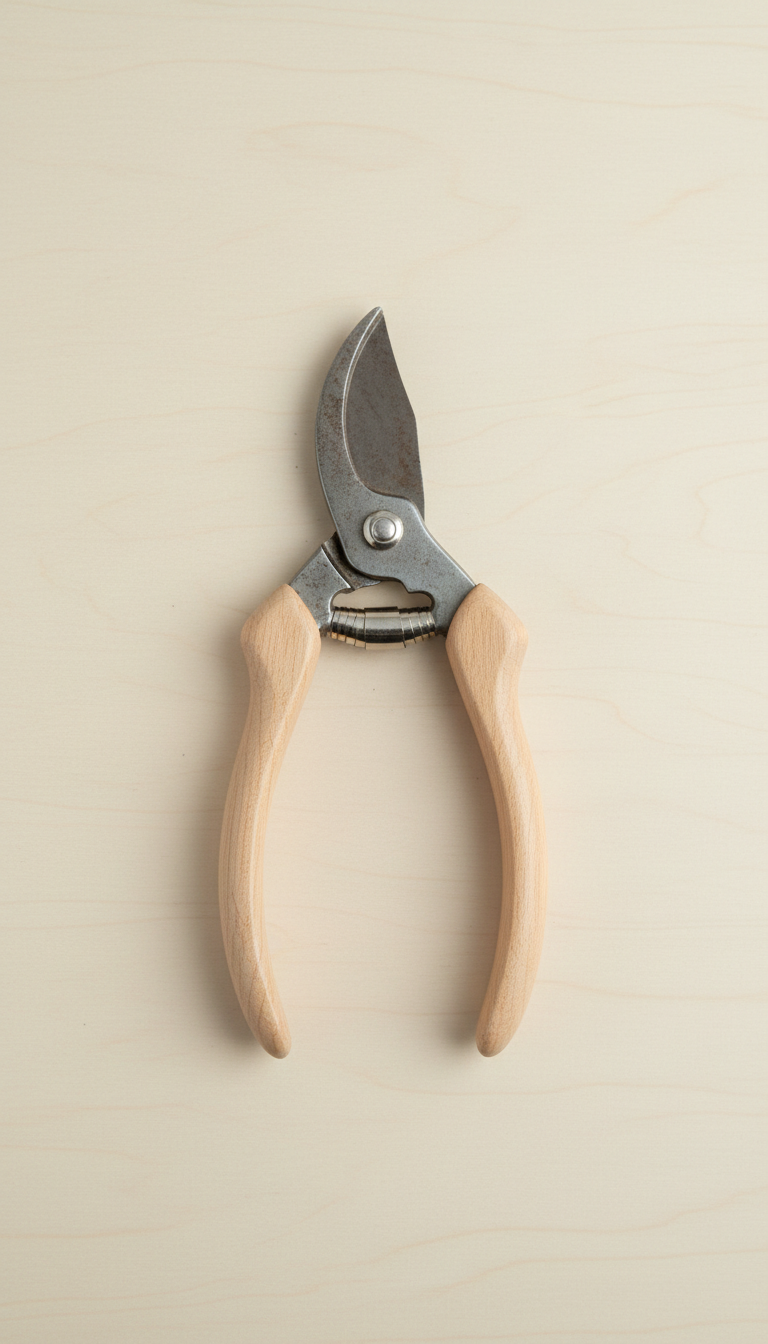 Ash Wood Pruning Shears