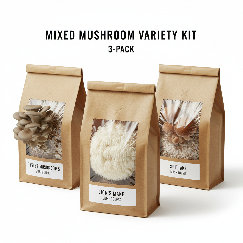 Mixed Mushroom Variety Kit 3-Pack