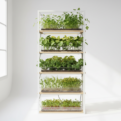 5-Tray Microgreen Growing System