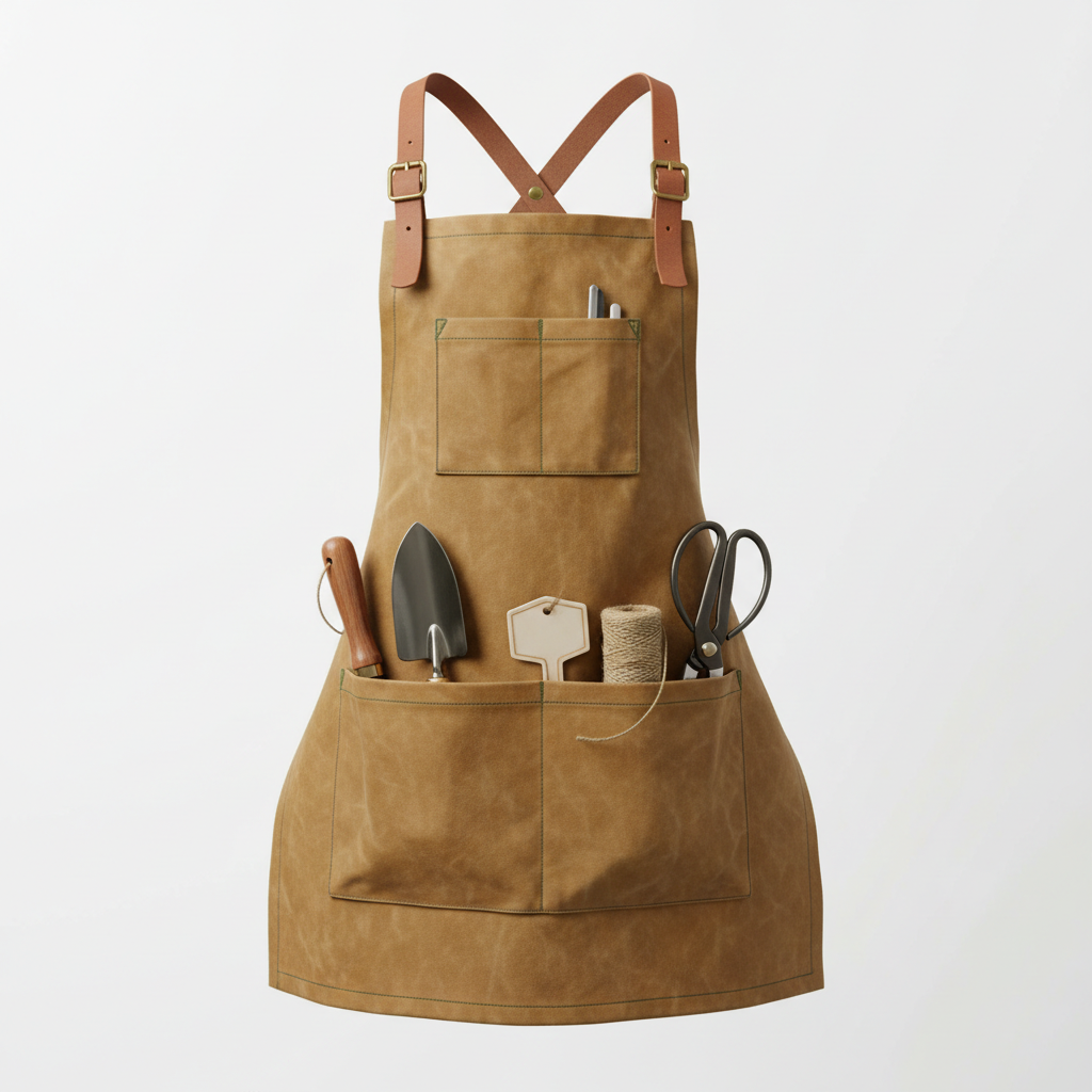 Gardening Apron with Tool Pockets
