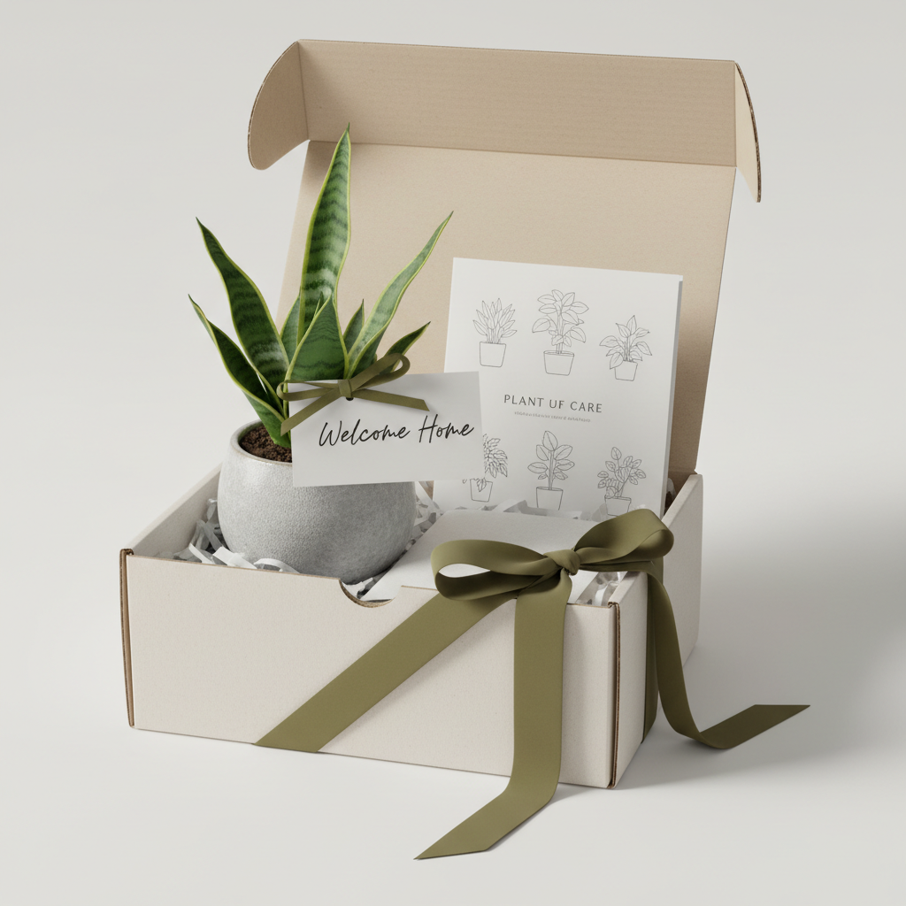 New Home Plant Gift Box